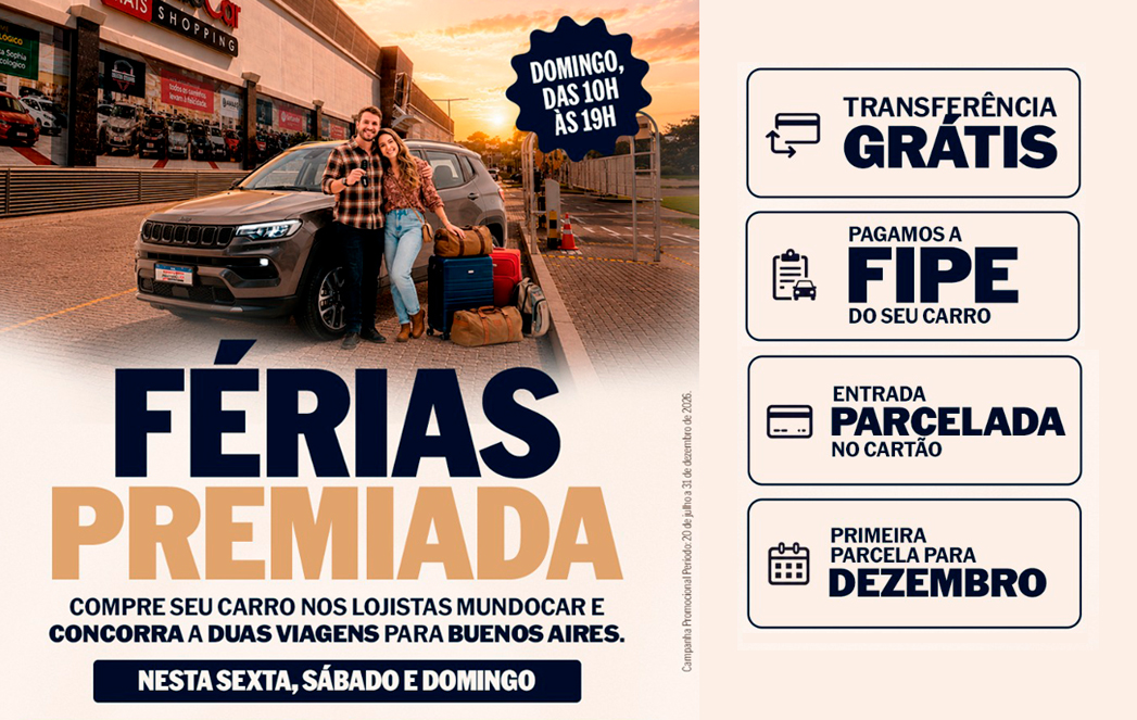 Promoção Férias Premiada Mundocar